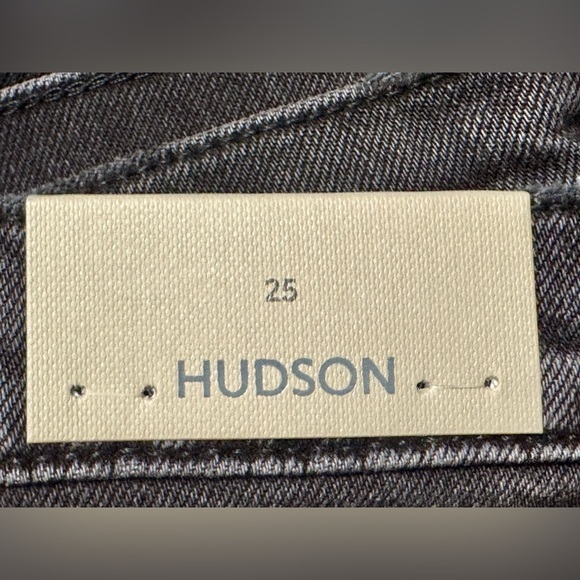 Hudson Jeans NWT SZ 25 Harlow Ultra High-Rise Cigarette Ankle Jean Faded Black - Picture 11 of 15